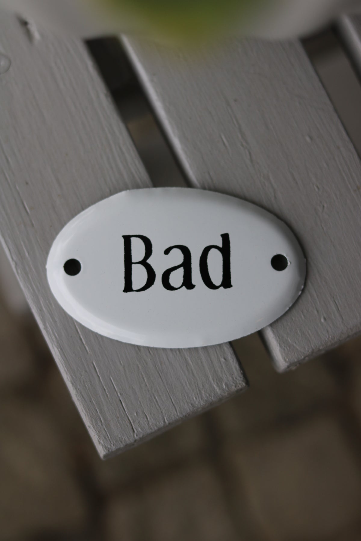 Bad-skylt