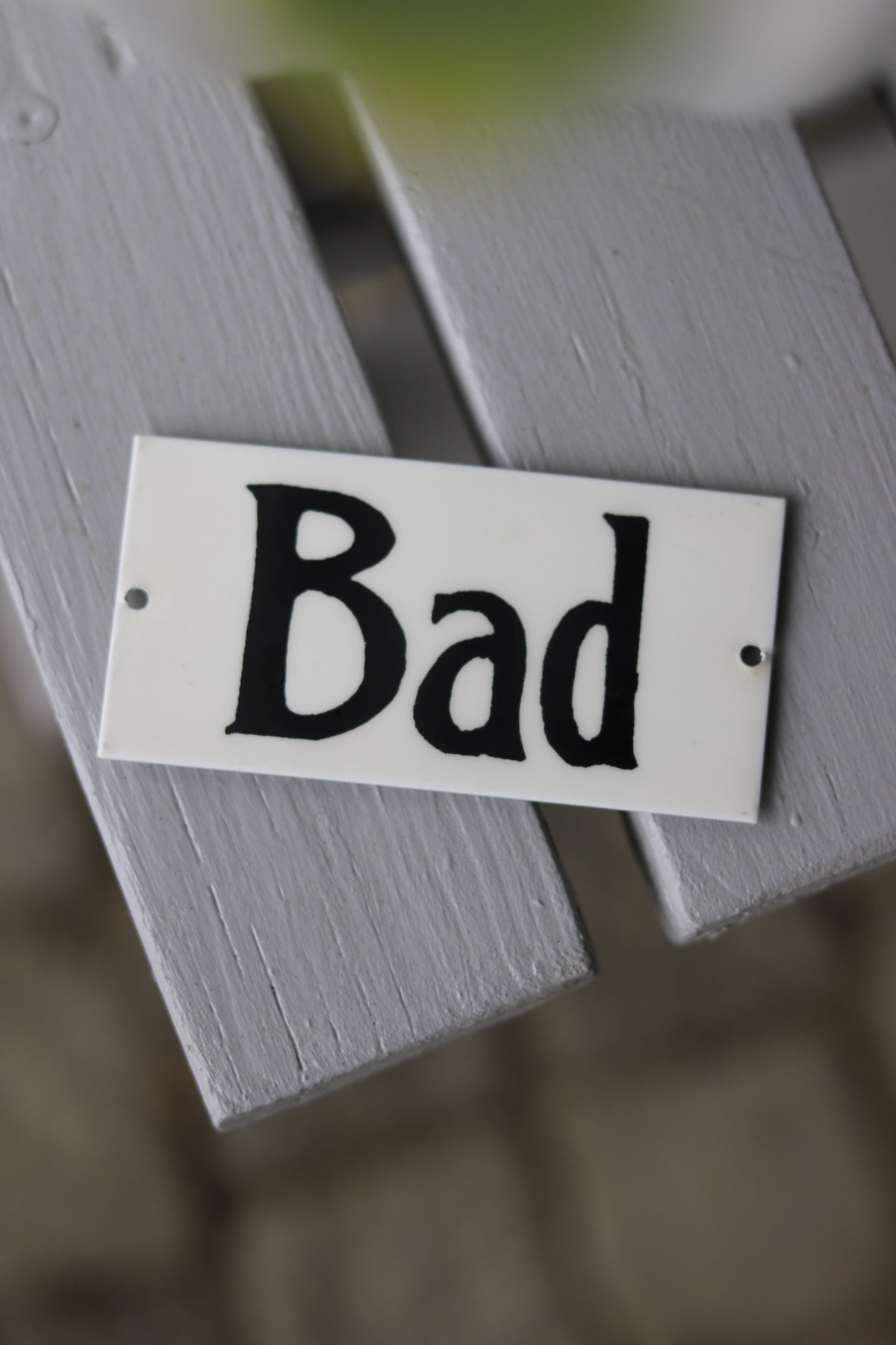 Bad-skylt