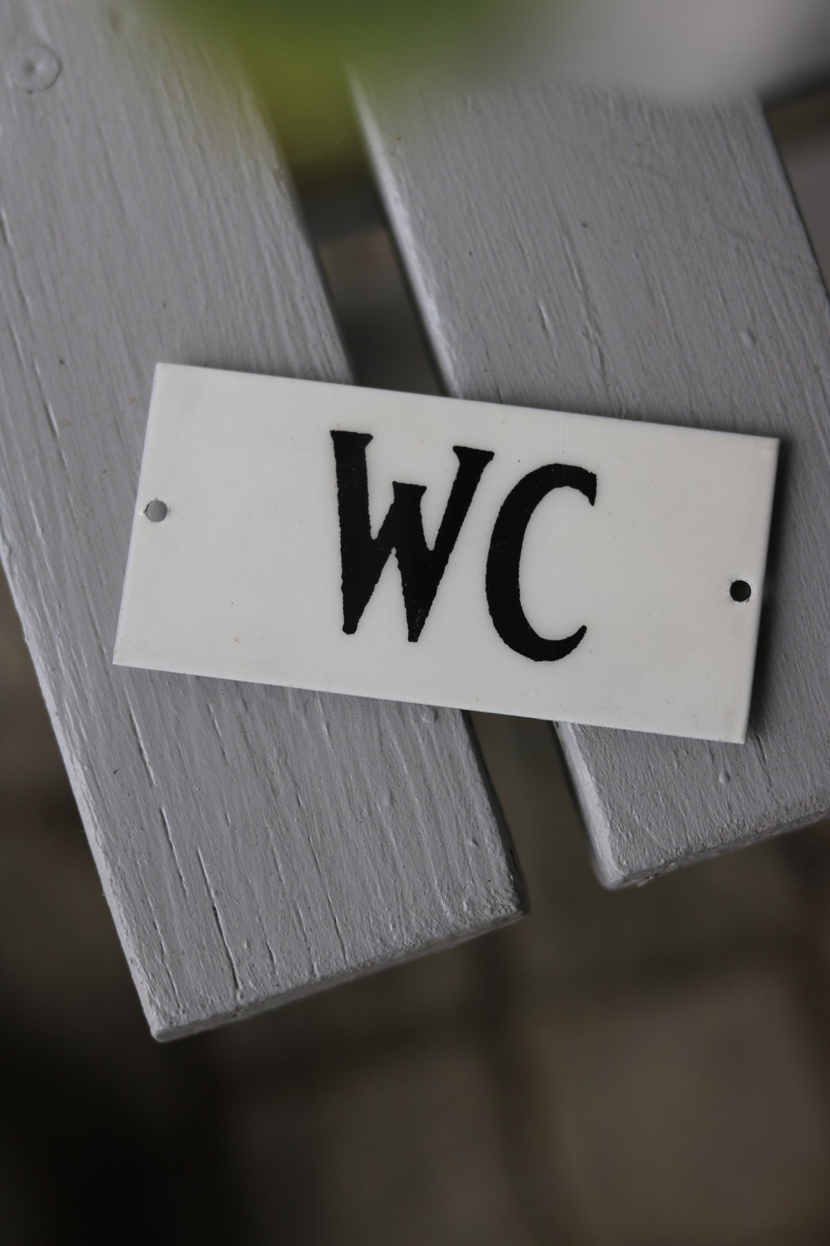 WC- skylt
