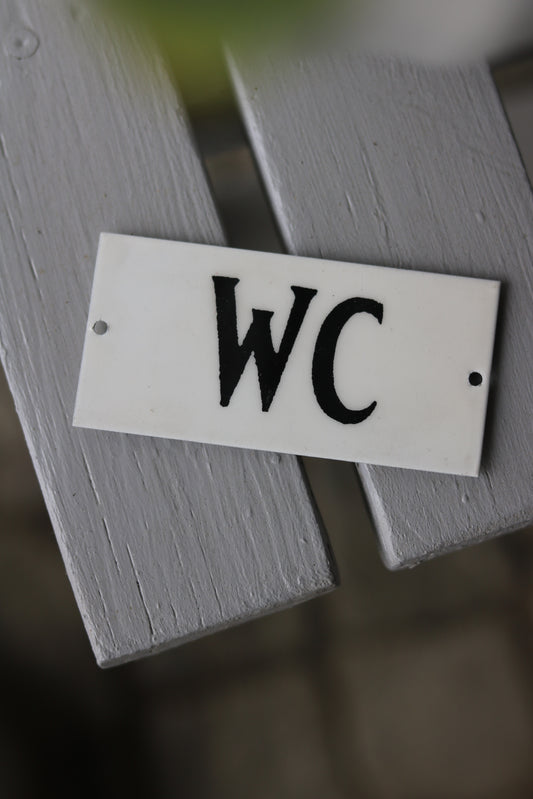WC- skylt