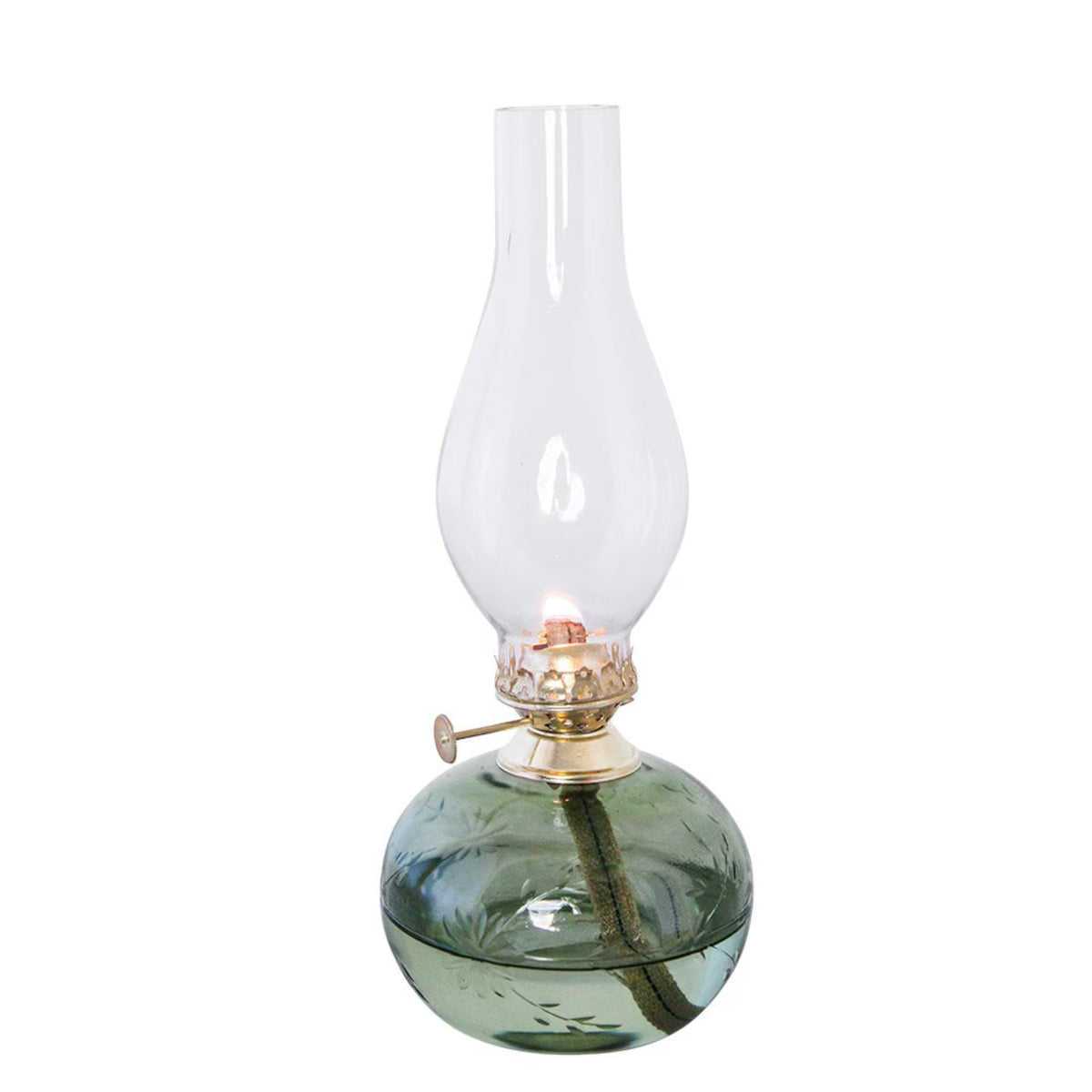 Fotogenlampa Grön